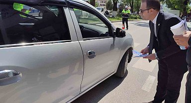 Kaymakam trafik denetimi yaptı