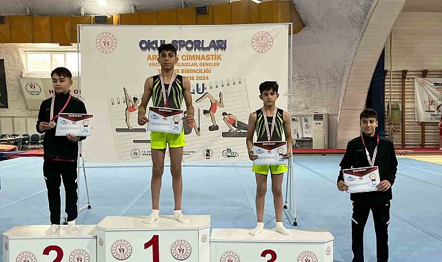 Kayserili cimnastikçilerden 6 altın madalya