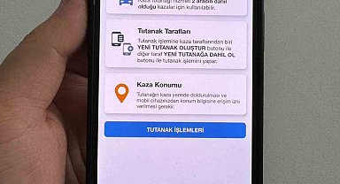 Kaza tespit tutanağı artık e-Devlet'te