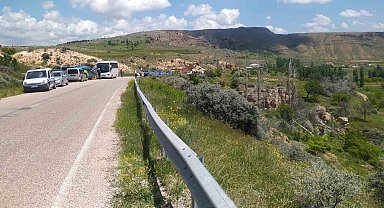 Kaza yaptı ortadan kayboldu