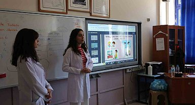 KBÜ tarafından ilkokul ve ortaokul öğrencilerine Temel Sağlık Eğitimi verildi