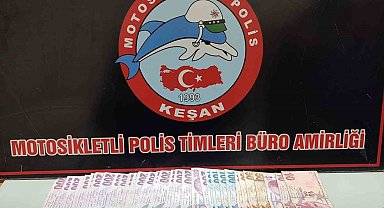 Keşan'da çocuk çorabına saklanmış uyuşturucu ele geçirildi