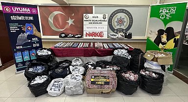 Kilis'te dev uyuşturucu operasyonu
