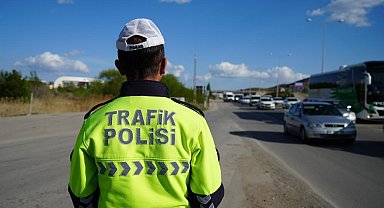 Kırıkkale'de 112 araç trafikten men edildi