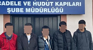 Kırklareli'nde 6 kaçak göçmen yakalandı, 4 şüpheli gözaltına alındı