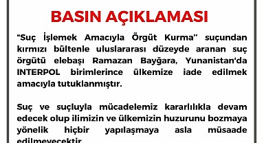 Kırmızı bültenle aranan suç örgütü elebaşı Yunanistan'da yakalandı