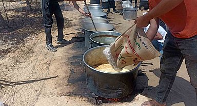 Kızılay, Gazze'de 10 bin kişi kapasiteli aşeviyle yeniden hizmet vermeye başladı