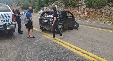 Kontrolden çıkan otomobil bariyerlere çarptı: 1 ölü
