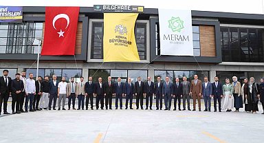 Konya Büyükşehir Ve Meram Belediyesi iş birliğiyle şehre kazandırılan Konevi Sosyal Tesisleri açıldı