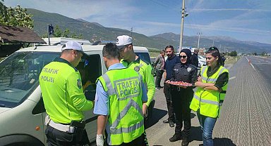 Konya'da özel gençlerden trafik denetimi