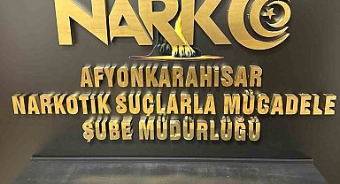 Konya'dan Afyonkarahisar'a kargo ile uyuşturucu siparişi verdi