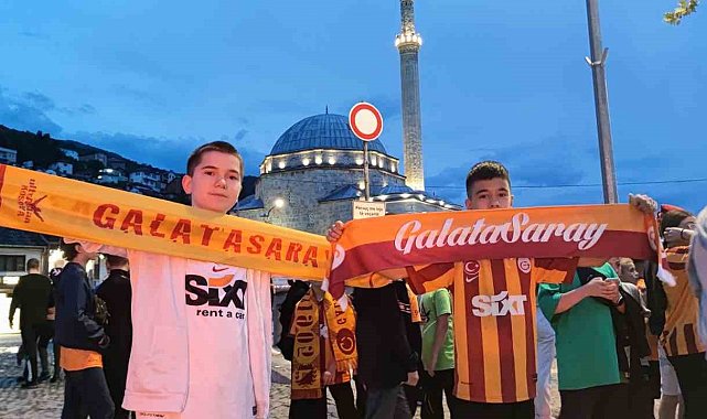 Kosova'da Galatasaray şampiyonluğu coşkusu
