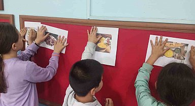 Köy okul öğrencileri, eTwinning projesiyle yöresel yemekleri tanıttı