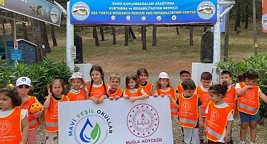 Köyceğizli miniklere deniz kaplumbağaları tanıtıldı