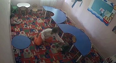 Kreş müdürünün çocuklara uyguladığı şiddet kamerada