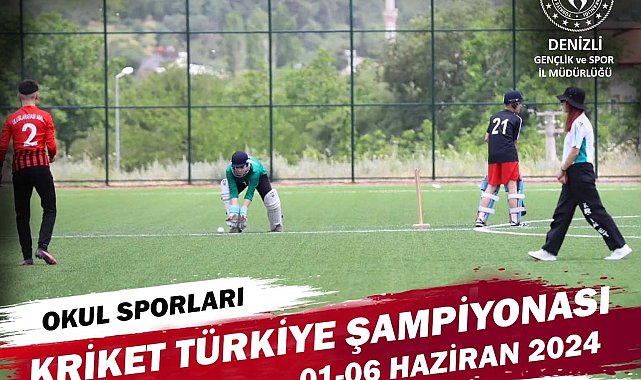 Kriket Küçükler Türkiye Şampiyonası Denizli'de başlıyor