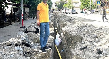 Kulp'ta doğalgaz altyapı çalışmaları sürüyor