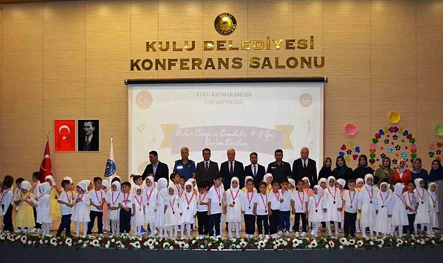 Kulu'da 4-6 yaş Kur'an Kursları yıl sonu etkinliği düzenlendi