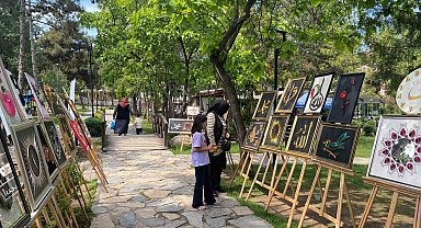 Kursiyerlerin el emekleri görücüye çıktı
