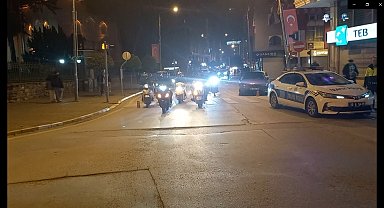 Kuryeler 'Ata Emre' için kornalarını çaldı