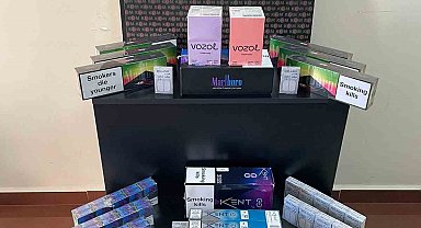 Kuşadası'nda kaçak ve elektronik sigara operasyonu