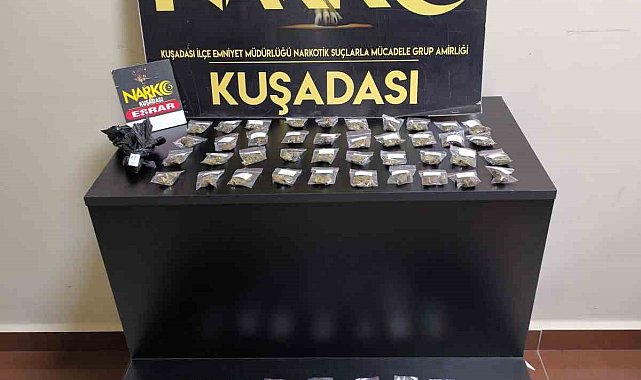 Kuşadası'nda narkotik operasyonu