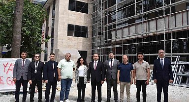 Kuşadası'ndaki sağlık kompleksinde çalışmalar hız kesmiyor