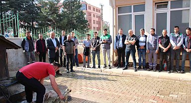 Kütahya Orman Bölge Müdürlüğünde 'kazasız bir yangın sezonu' için kurban kesildi