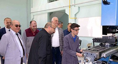 Kütahya OSB yönetimi mesleki eğitimin kalitesini yerinde inceledi