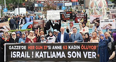 Kütahya'da AK Partili kadınlar Gazzeli anneler için toplandı