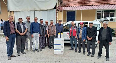 Kütahya'da çiftçilere Nohut Antraknozu hastalığına karşı ücretsiz ilaç dağıtıldı