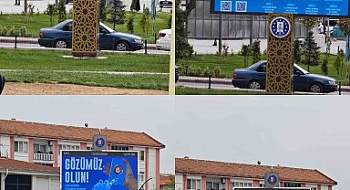 Kütahya'da elektronik billboardlarda "UYUMA" uygulaması tanıtım videosu