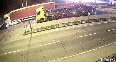 Kütahya'da trafik kazaları saniye saniye kameraya yansıdı