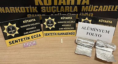 Kütahya'da uyuşturucu ticareti şüphelisi gözaltına alındı