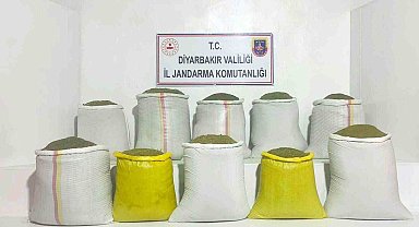 Lice'de 536 kilo esrar ele geçirildi