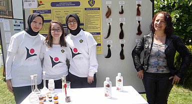 Lise öğrencileri yaptı: Taşköprü sarımsağı ve kanlıca mantarından üretilen şampuan saç rengini değiştiriyor
