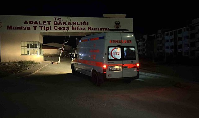 Manisa T Tipi Cezaevinde yangın: 1 kişi ağır yaralandı, 4 kişi dumandan etkilendi