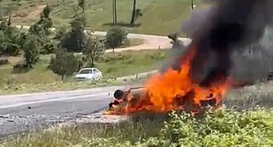 Manisa'da feci kaza: Araç sürücüsü yanarak can verdi, 7 kişi yaralandı