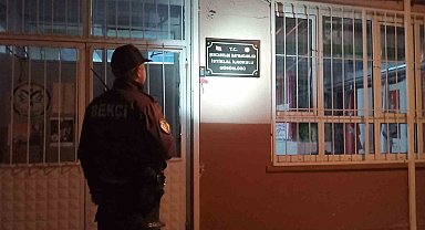 Manisa'da gece bekçilerinden okul çevrelerinde denetim