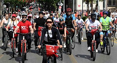 Manisa'da pedallar 19 Mayıs için çevrildi