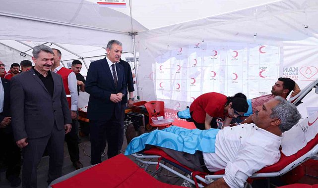 Mardin'de düzenlenen geleneksel kan bağışı kampanyasında rekor kırıldı
