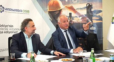 Marmara OSB Yönetim Kurulu Başkanı Menderes Akar basın ile buluştu