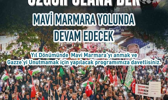 Mavi Marmara şehitleri Millet Bahçesi'nde anılacak