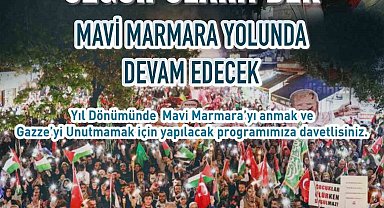 Mavi Marmara şehitleri Millet Bahçesi'nde anılacak