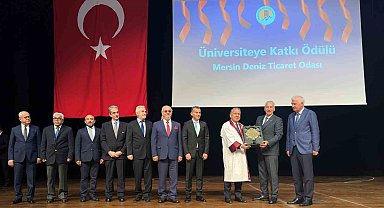MDTO'na 'Üniversiteye Katkı Ödülü' verildi