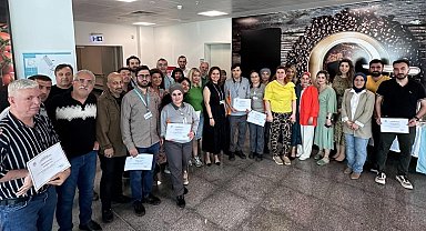 Mersin Şehir Hastanesi yöneticileri, engelli personelle bir araya geldi