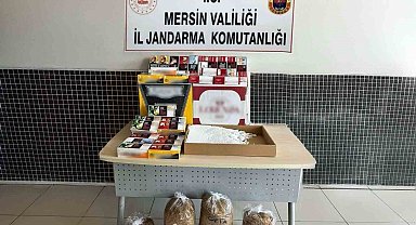 Mersin'de 28 bin adet makaron ele geçirildi