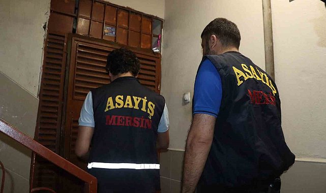Mersin'de aranan şahıslar operasyonu: 84 gözaltı