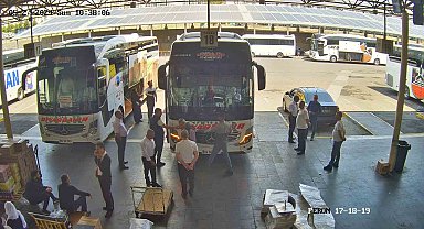 Mersin'deki feci kazada otobüsün Diyarbakır otogarından çıkış görüntüsü ortaya çıktı