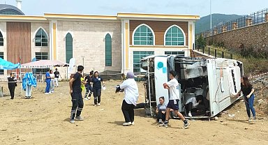MEÜ'lü öğrenciler Ulusal Tralli Travma Rallisi'nde üçüncü oldu